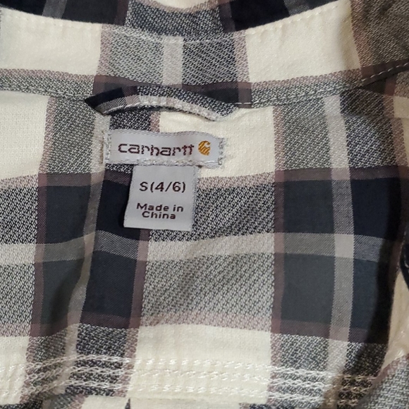Carhartt flannel sz small - Picture 2 of 4
